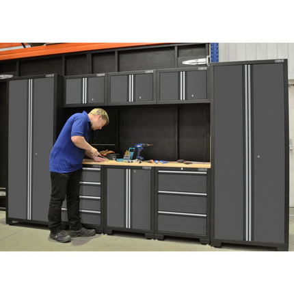 Hilka 24 Gauge Steel 9 Piece Cabinet Set – view 4
