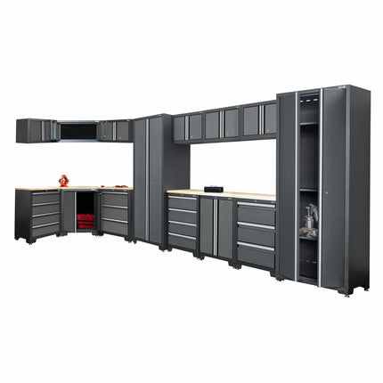 Hilka Garage Bundle 16 piece Corner & Cabinet Storage Set – view 2