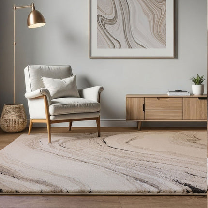 Mirage Quartz Beige Rug, in 2 Sizes