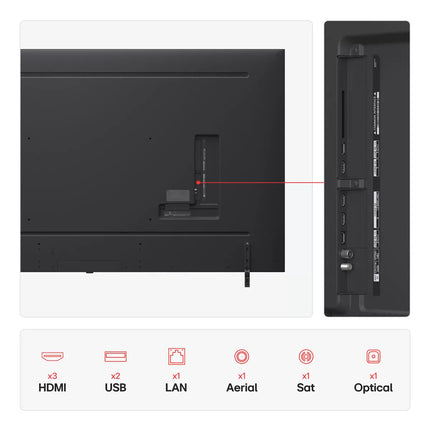 LG 86QNED80A6A 86 Inch QNED 4K Ultra HD Smart TV