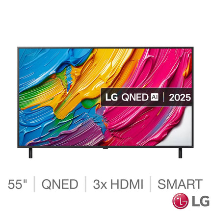 LG 55QNED80A6A 55 Inch QNED 4K Ultra HD Smart TV