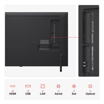 LG 55QNED80A6A 55 Inch QNED 4K Ultra HD Smart TV