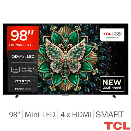 TCL 98C6K 98 Inch Mini LED Smart TV