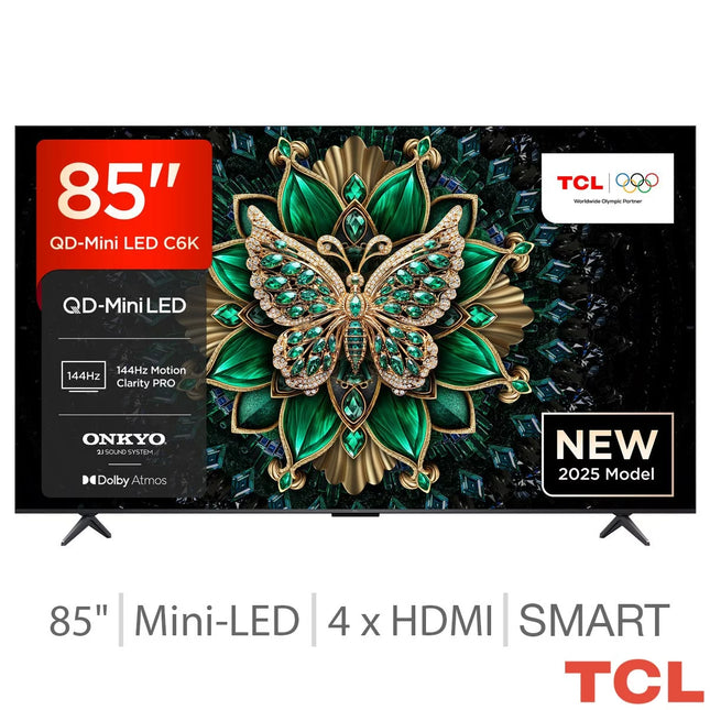 TCL 85C6K 85 Inch Mini LED Smart TV