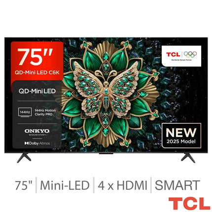 TCL Q7C 75" 4K Ultra HD MiniLED Smart Google TV - 75Q7C-UK