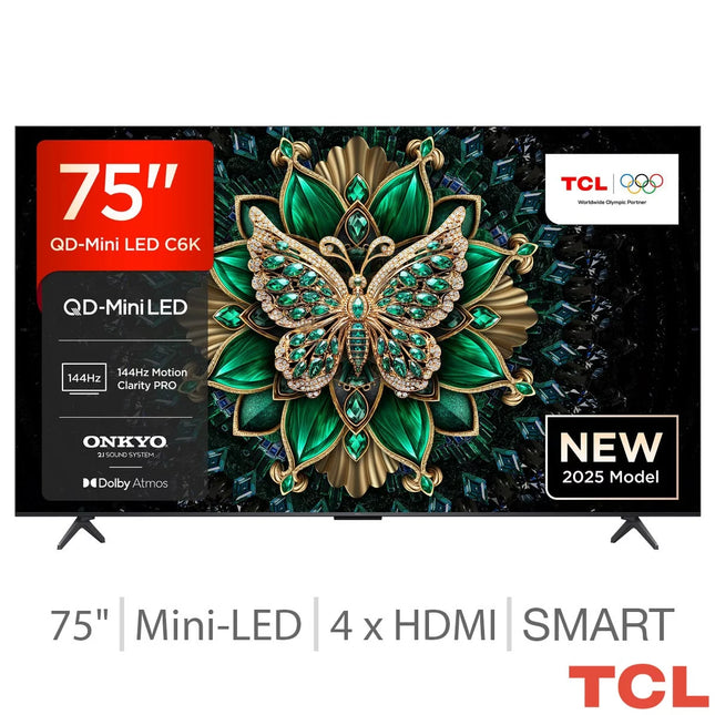 TCL Q7C 75" 4K Ultra HD MiniLED Smart Google TV - 75Q7C-UK