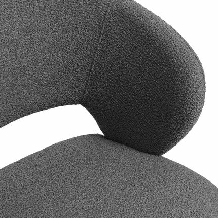 Bentley Designs Alisa Round Sintered Stone Dining Table + 4 Grey Swivel Chairs – view 5