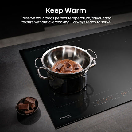 Hisense Hi6 HI6442BSCWF 60cm Induction Hob with Area Flex, in Black – view 8