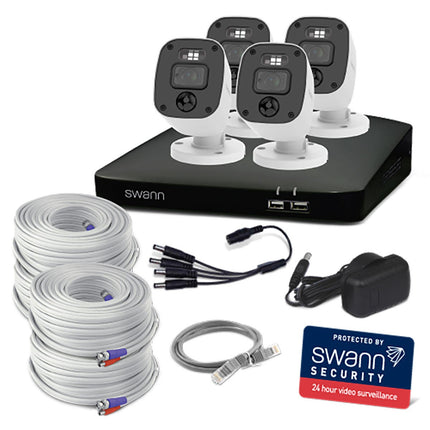 Swann 4MP (2K) DVR 8 x Channel / 4 x PRO-2KMQB Bullet Cameras with 1TB HDD, SWDVK-8468042KMQB-EU – view 2