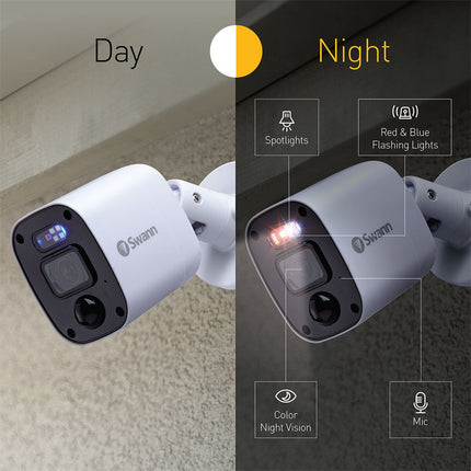 Swann 4MP (2K) DVR 8 x Channel / 4 x PRO-2KMQB Bullet Cameras with 1TB HDD, SWDVK-8468042KMQB-EU – view 4