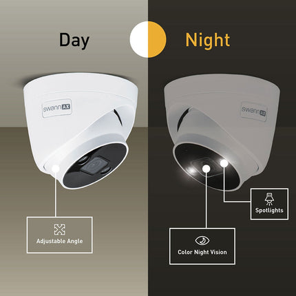 Swann 4K NVR 8 x Channel / 4 x NHD-ADVANXB Dome Cameras with 1TB HDD SWNVK-8ADVANX4D-EU – view 5