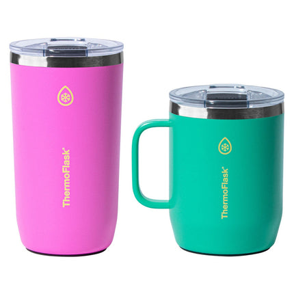 ThermoFlask Coffee and Mug Set in 2 Colours