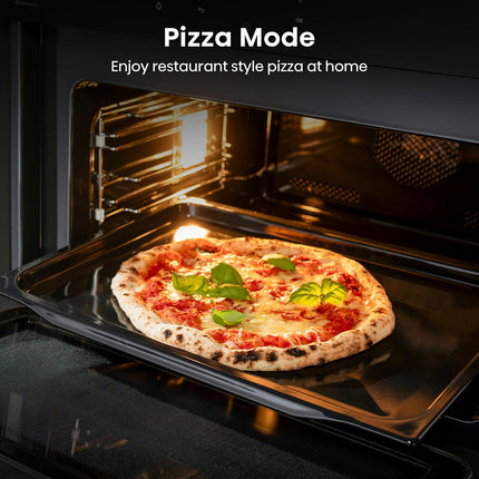 Hisense Hi8 BlackLine BIM4AH8UKWF Built In Electric Single Oven with Microwave, in Jet Black – view 7