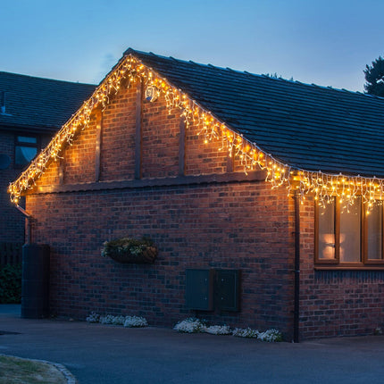 Lights4You 13ft (4m) 152 LED Warm White Outdoor Icicle Lights – view 2