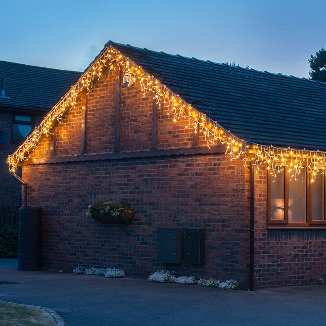 Lights4You 13ft (4m) 152 LED Warm White Outdoor Icicle Lights – view 2