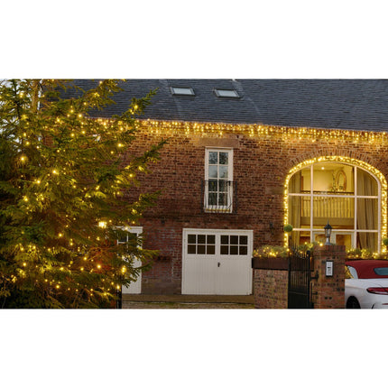 Lights4You 13ft (4m) 152 LED Warm White Outdoor Icicle Lights – view 5