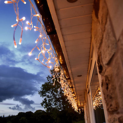 Lights4You 13ft (4m) 152 LED Warm White Outdoor Icicle Lights – view 6
