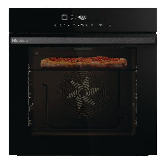 Hisense Hi6 BlackLine HO66FAPizzaChef Electric Pyrolytic Smart Oven, A+ Rated in Black – view 2