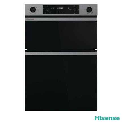 Hisense Hi6 BID914221CX Electric Built-In Double Oven, A Rated in Stainless Steel
