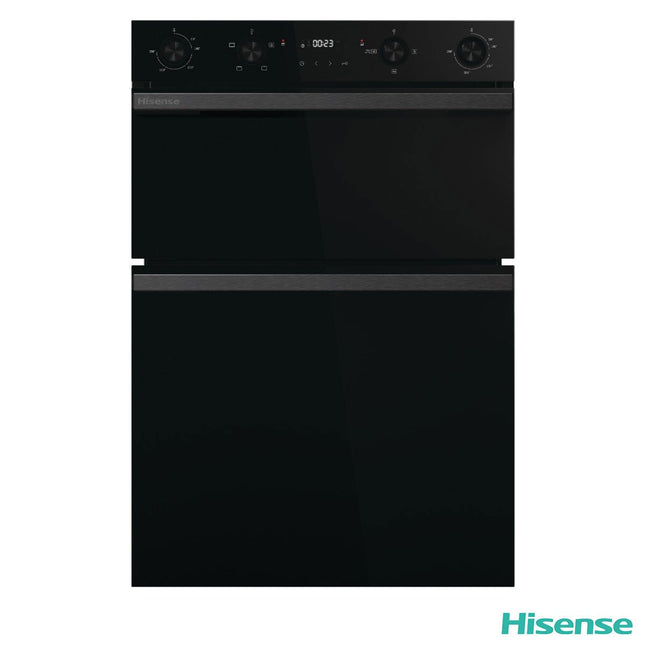 Hisense Hi6 BID914221CDBG Electric Built-in Double Oven, A Rated in Black