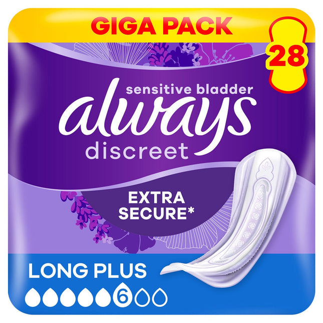 Always Discreet Long Plus Pads, 2 x 28 Pack – view 2