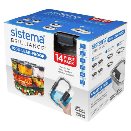 Sistema Brilliance Food Storage Set, 14 Piece – view 8