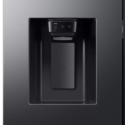 Samsung Bespoke RS80F66KBFEU Side by Side Fridge Freezer, B Rated in Black