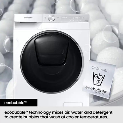 Samsung Series 7 AI Energy ecobubble™ WW11DB7B94GEU1 11kg WiFi Connected Washing Machine with 1400 rpm - White - A Rated