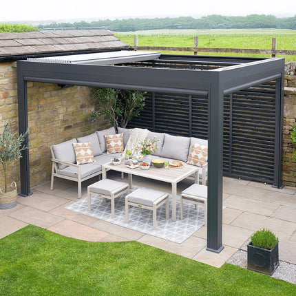Sunvilla 7ft 6" x 9ft 2" (2.3 x 2.8m) Fixed Louvered Wall Panel – view 4