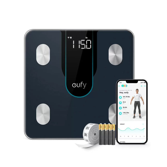 Eufy Smart Scale P2 Digital Body Scale in Black