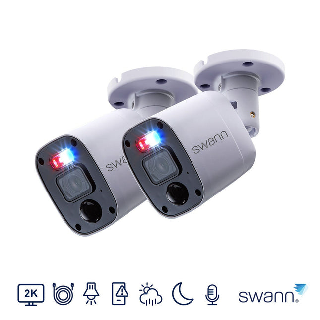 Swann 2 x 2K Bullet Add on Camera SWPRO-2KMQBPK2-EU