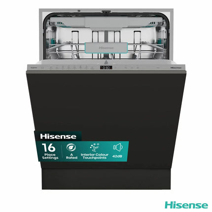 Hisense HV673A60UK Full-Size Fully Integrated Wi-Fi Enabled Dishwasher