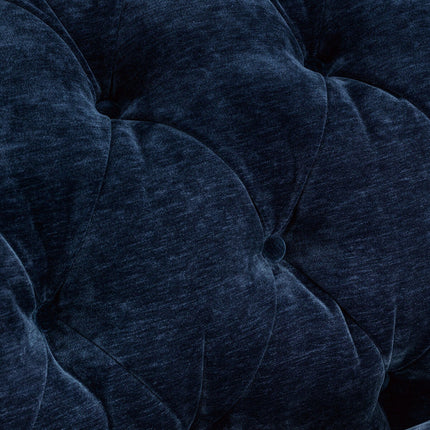 Allington 3 Seater Navy Fabric Chesterfield Sofa – view 3