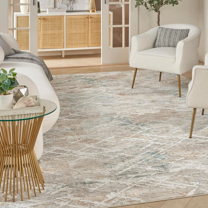 Glitz Grey Abstract Area Rug in 3 Sizes – view 2