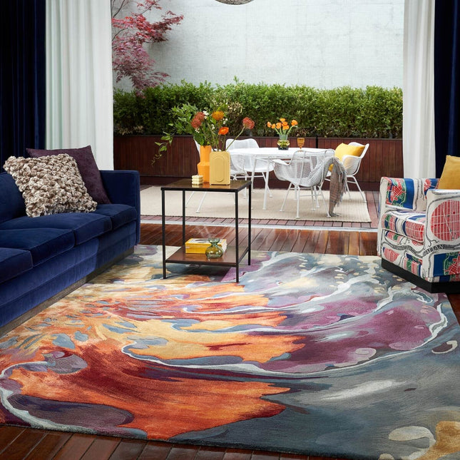 Prismatic Fiery Sensation Rug in 4 Sizes