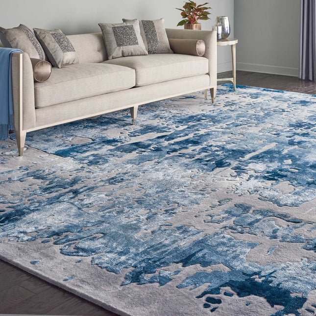 Prismatic Charisma Blue Rug in 4 Sizes
