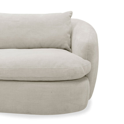 Aiden & Ivy Holley Beige Fabric 5 Piece Modular Sofa – view 6