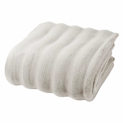 Faux Rabbit Fur Blanket in 3 Colours, 234 x 249 cm