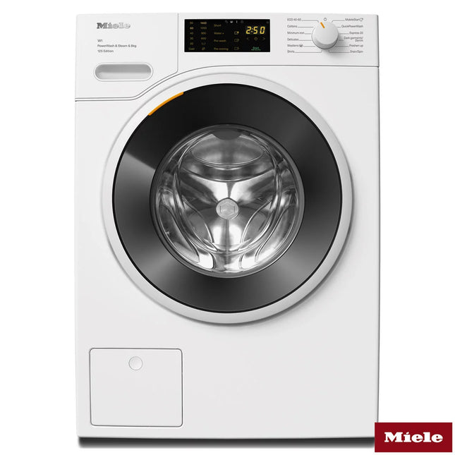 Miele WWB380 WCS 125, 8kg Washing Machine, A Rated in White