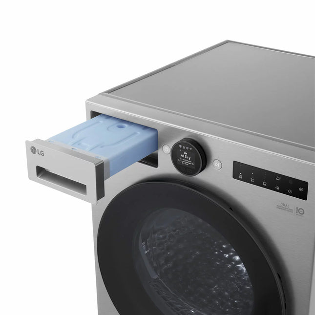 LG RHX7009TSB 9kg Heat Pump Tumble Dryer, A+++ Rated in Silver