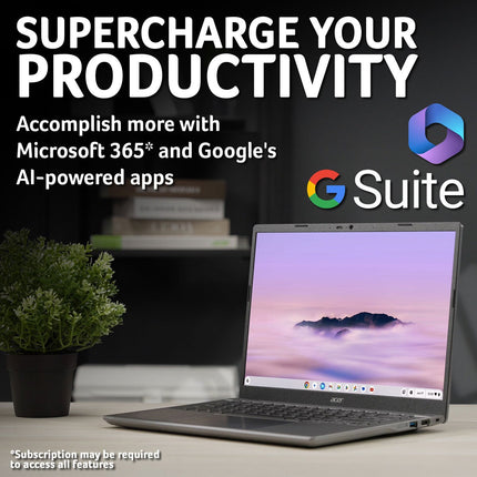 Acer Chromebook Plus 514, Intel Core i5, 8GB RAM, 256GB SSD, 14 Inch Laptop, NX.J5XEK.005 – view 7
