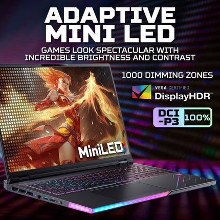 Acer Predator Helios 18 AI, Intel Core Ultra 9, 32GB RAM, 1TB SSD NVIDIA GeForce RTX 5080, 18 Inch Gaming Laptop, NH.QVYEK.002 – view 5