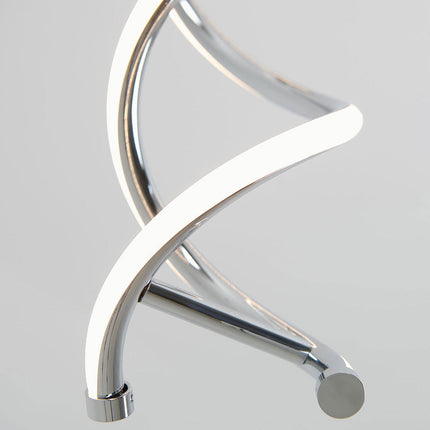 Artika DNA Single Light LED Pendant in Chrome – view 5