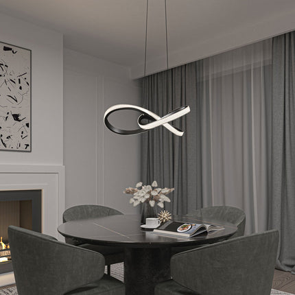 Artika Morgan Pendant LED Light in Black – view 5