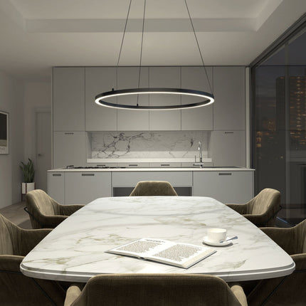 Artika Novato RGBW 28" (71cm) 240V Pendant in Black – view 3