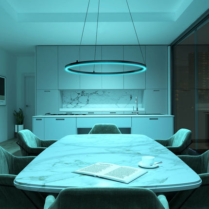 Artika Novato RGBW 28" (71cm) 240V Pendant in Black – view 5