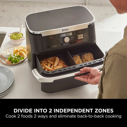 Ninja Foodi FlexDrawer Dual Air Fryer 10.4L, AF500UK