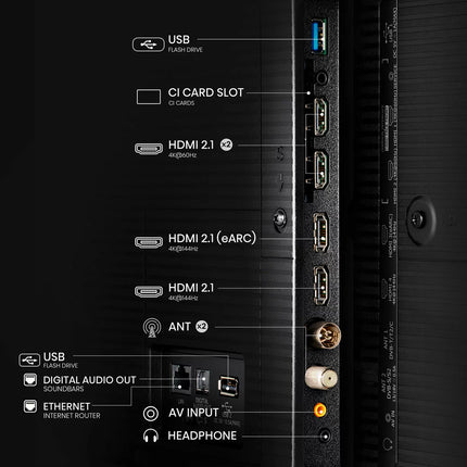 Hisense 65U8NQTUK 65 Inch Mini-LED 4K Ultra HD Smart TV