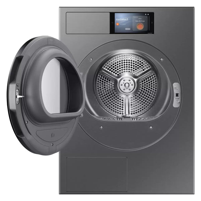 Samsung DV90F09F4SU1 9kg Heat Pump Dryer, A+++ Rated in Dark Steel