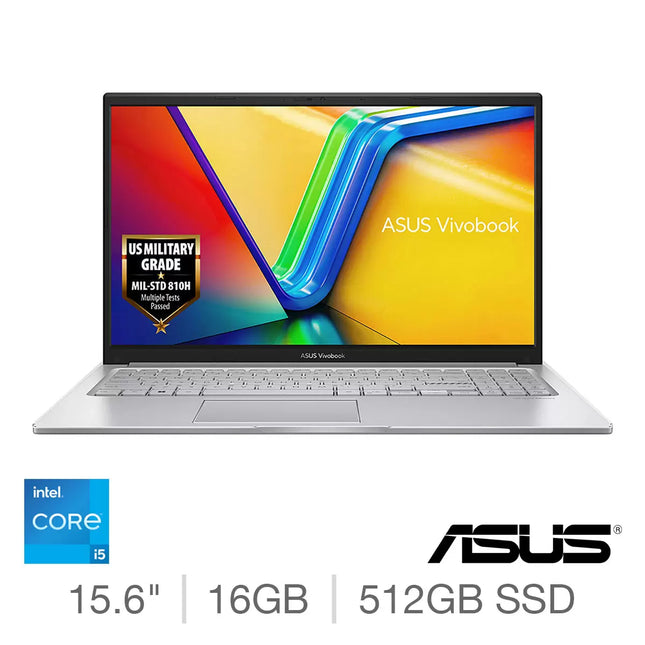 ASUS Vivobook, Intel Core i5, 16GB RAM, 512GB SSD, 15.6 Inch Laptop, X1504VA-NJ1617W